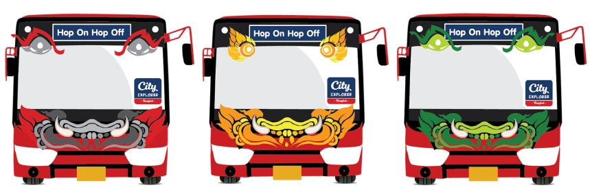 Hop-On Hop-Off Ticket Montage
